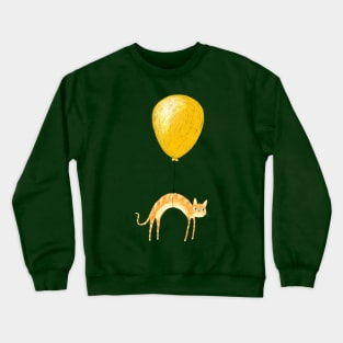 Balloon Cat Crewneck Sweatshirt